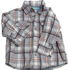 Gymboree Plaid Button-Up Kids Shirt/Jacket it’s lined EUC
